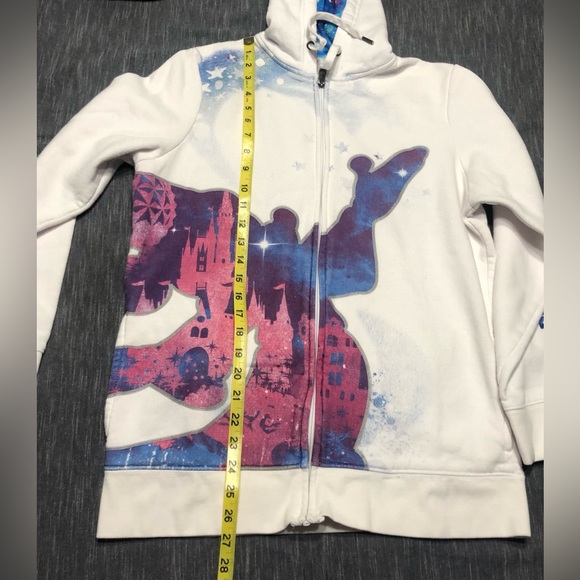 Walt Disney World Disney Parks 2017 Sorcerer Mickey Mouse Zip Up Hoodie Size L - Picture 15 of 16